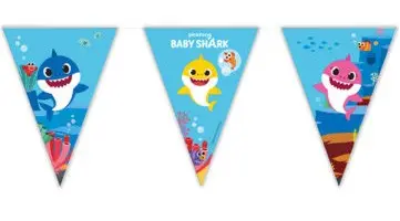 Baby Shark zászlófüzér termékfotó