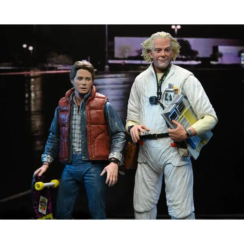 Back to the Future 1985 Doc Brown Ultimate akciófigura 18cm termékfotó