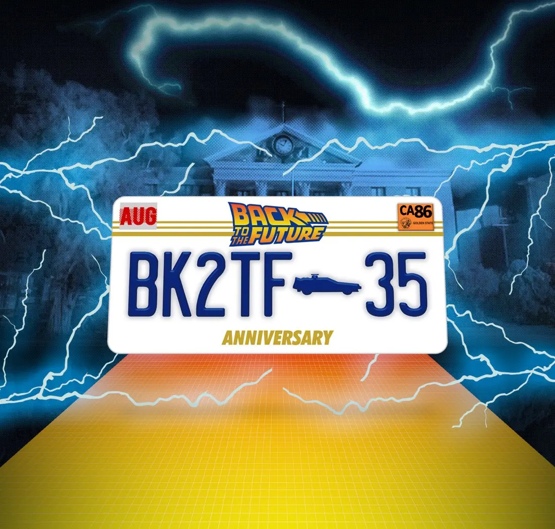 Back to the Future  35th Anniversary kitűző Limitált kiadás termékfotó