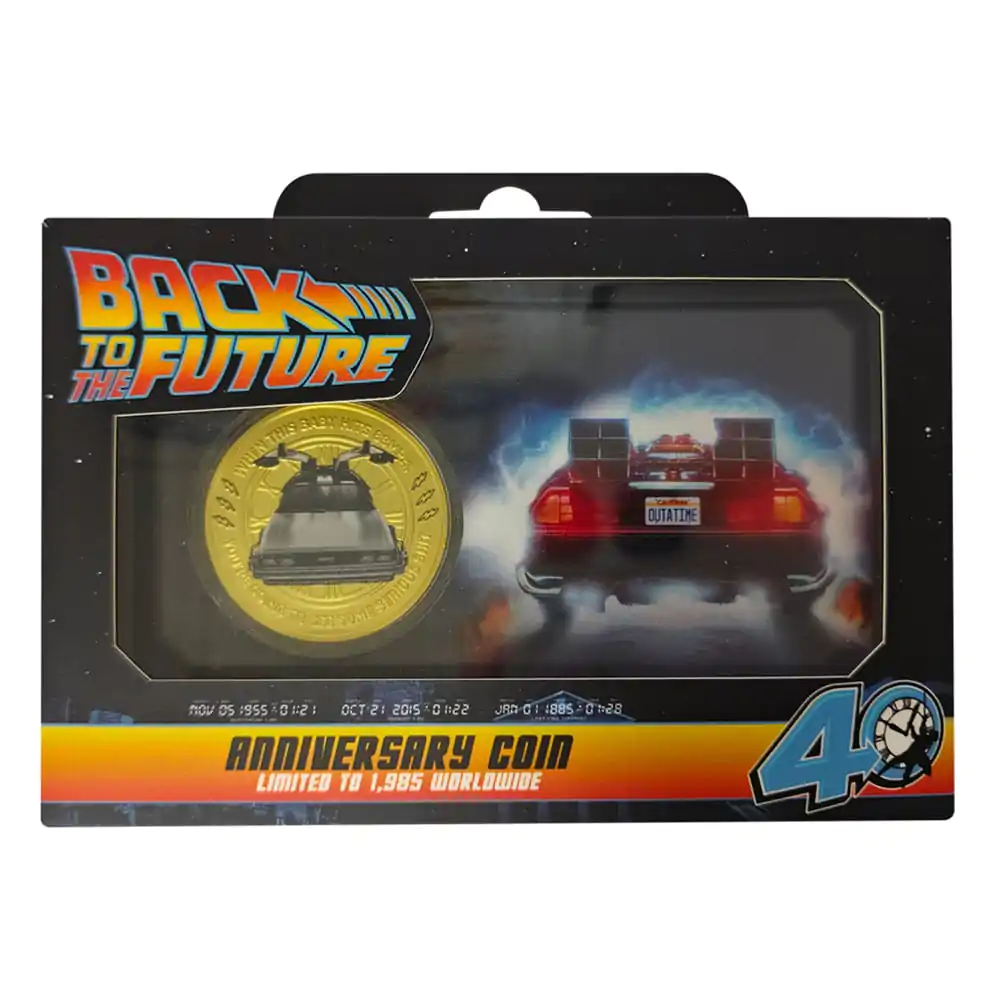 Back To The Future 40th Anniversary Gyűjthető érme Limitált kiadás      termékfotó