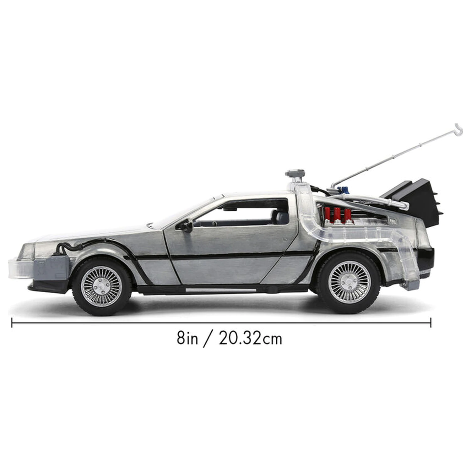 Back to the Future 40th Anniversary Time Machine Hollywood Rides DeLorean replika termékfotó