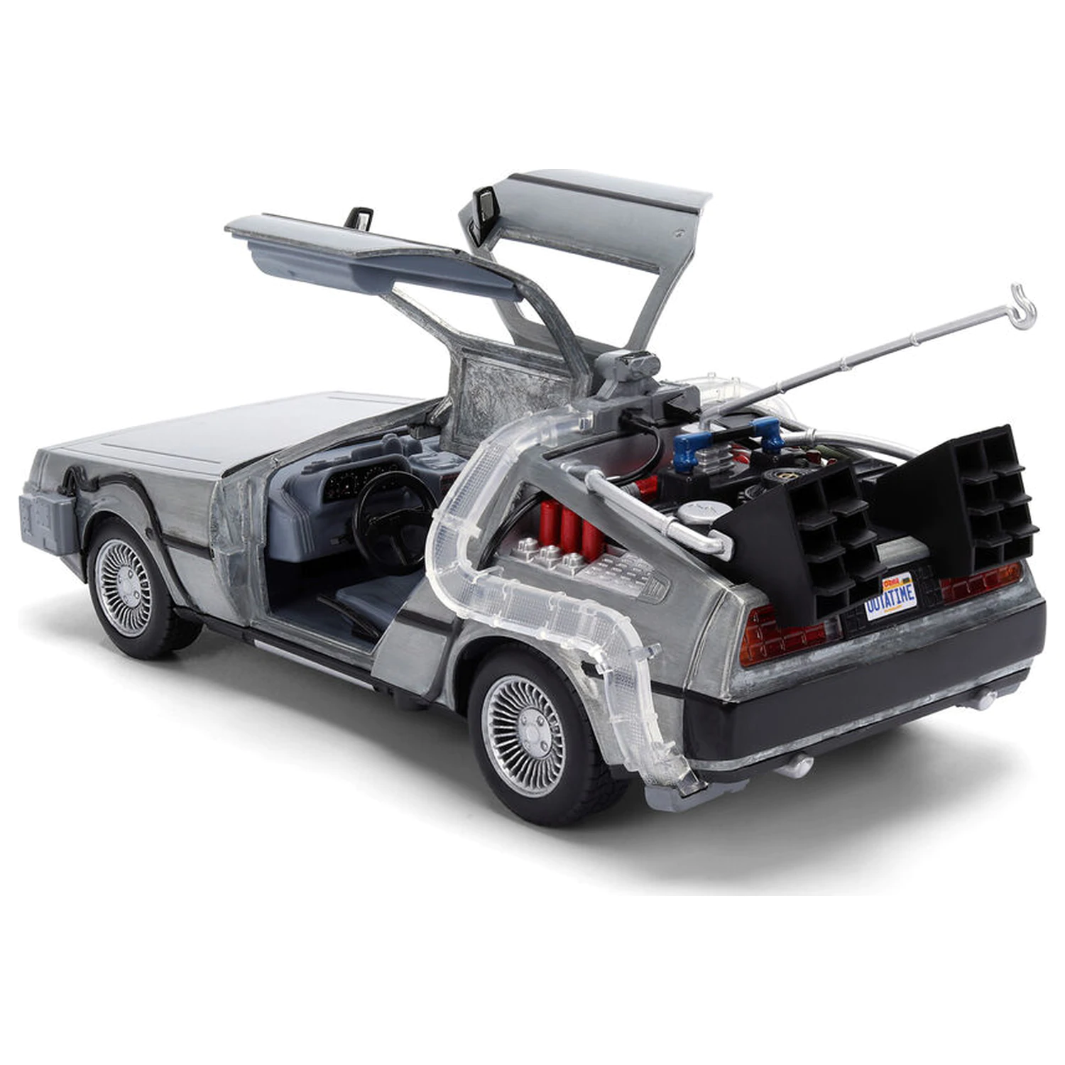 Back to the Future 40th Anniversary Time Machine Hollywood Rides DeLorean replika termékfotó