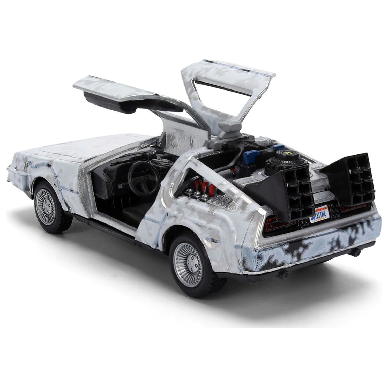 Back to the Future 40th Anniversary Time Machine Ice Effect DeLorean replika termékfotó