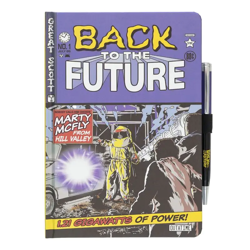 Back to the Future A5 premium notebook + pen termékfotó