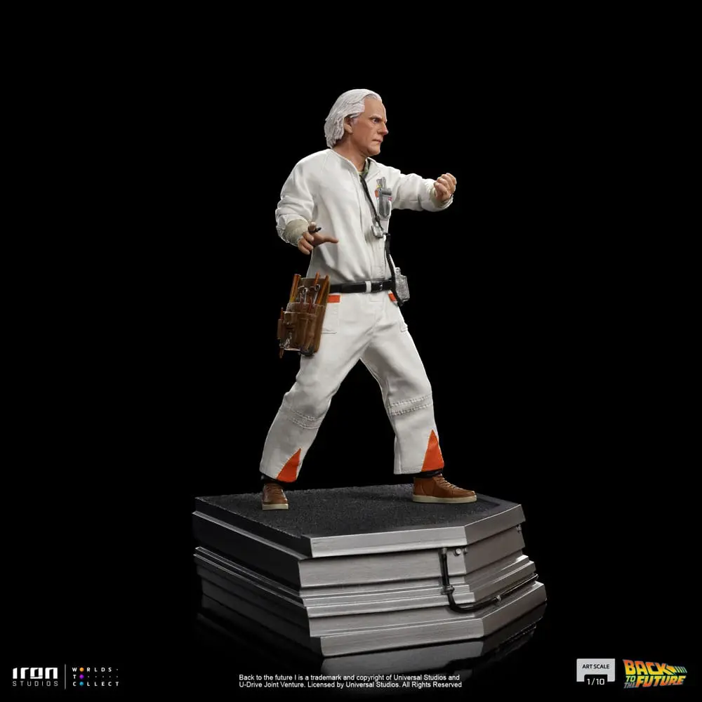 Back to the Future Art Scale 1/10 Doc Brown szobor figura 22 cm termékfotó