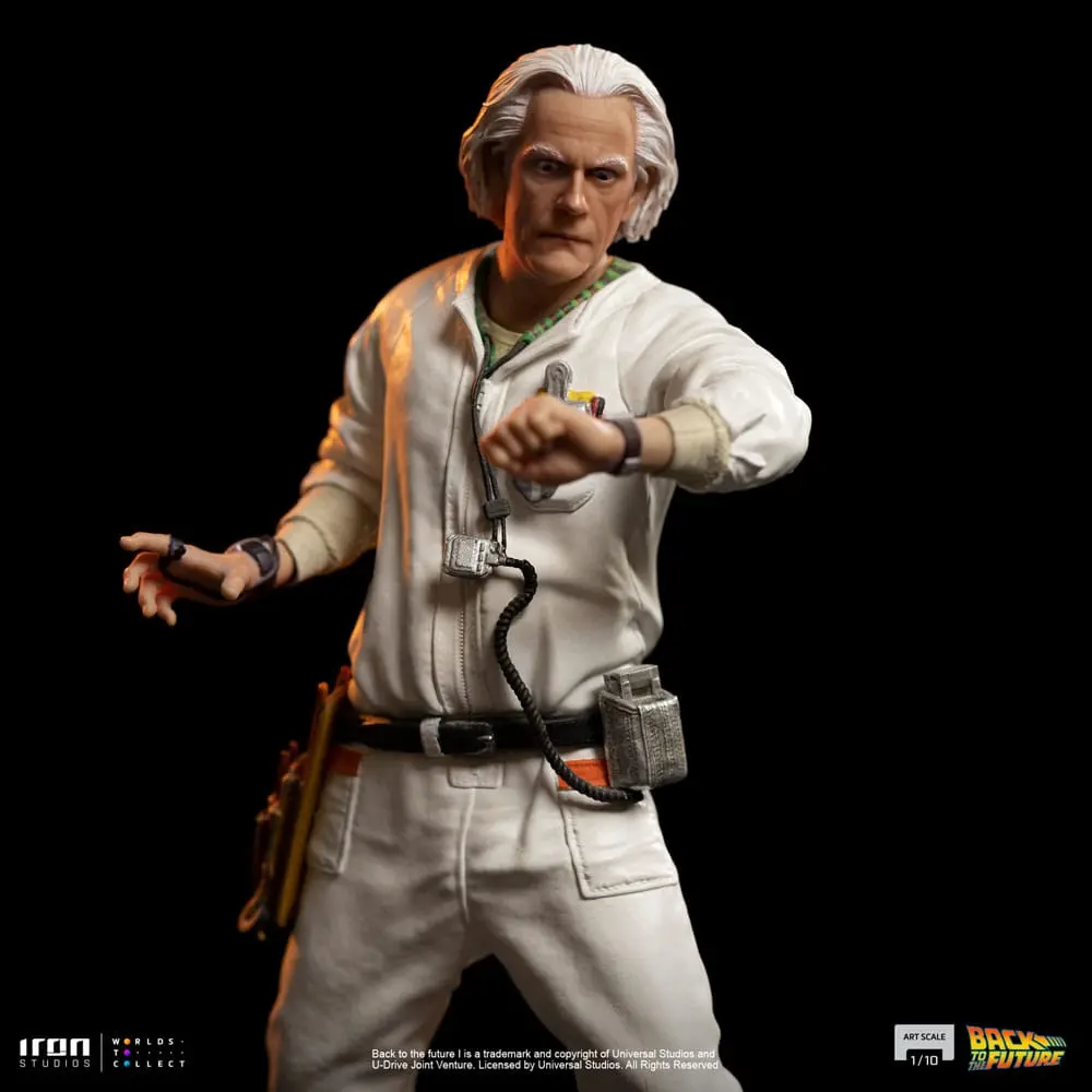 Back to the Future Art Scale 1/10 Doc Brown szobor figura 22 cm termékfotó