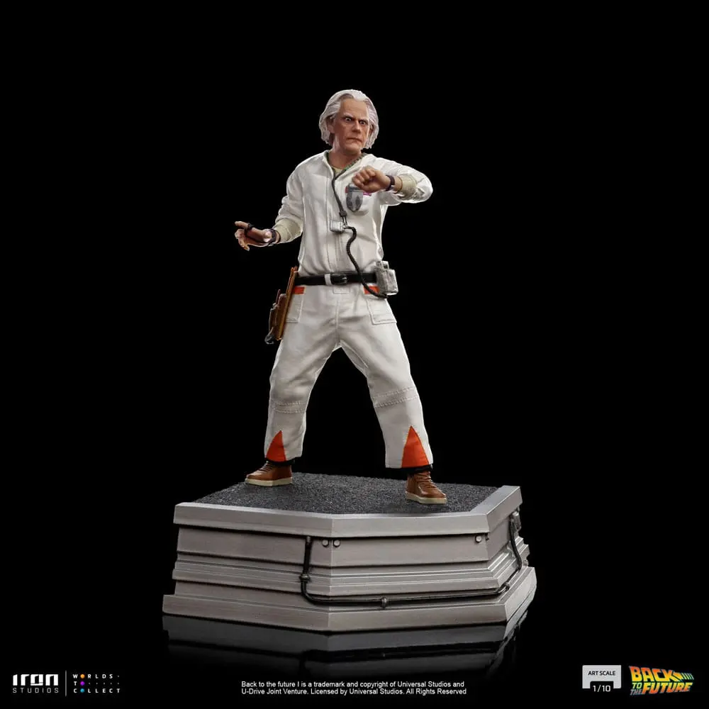 Back to the Future Art Scale 1/10 Doc Brown szobor figura 22 cm termékfotó