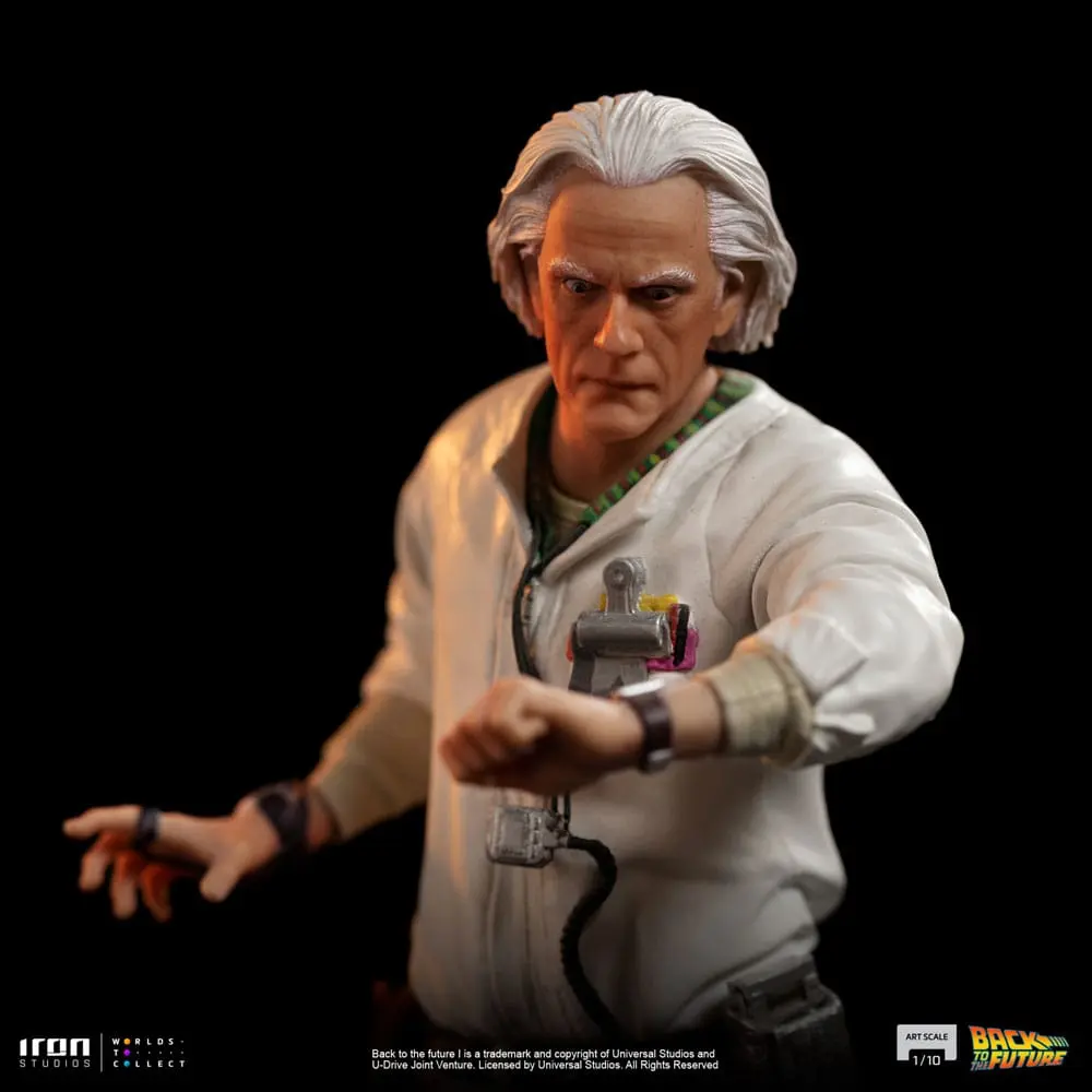 Back to the Future Art Scale 1/10 Doc Brown szobor figura 22 cm termékfotó