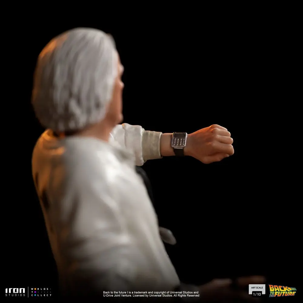 Back to the Future Art Scale 1/10 Doc Brown szobor figura 22 cm termékfotó