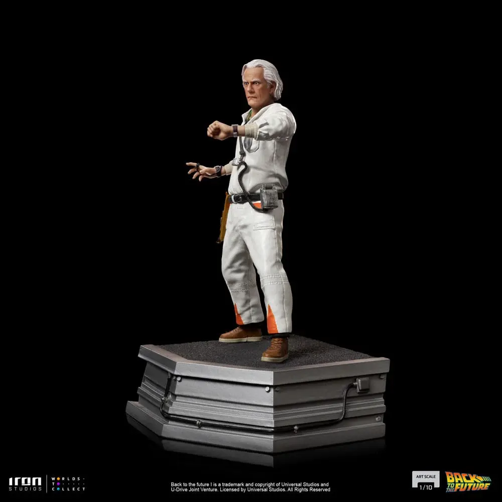 Back to the Future Art Scale 1/10 Doc Brown szobor figura 22 cm termékfotó