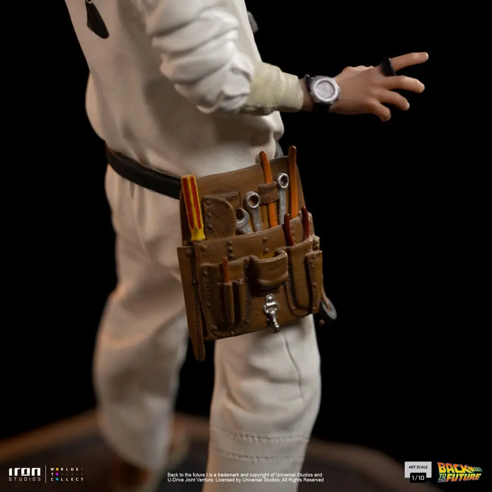 Back to the Future Art Scale 1/10 Doc Brown szobor figura 22 cm termékfotó