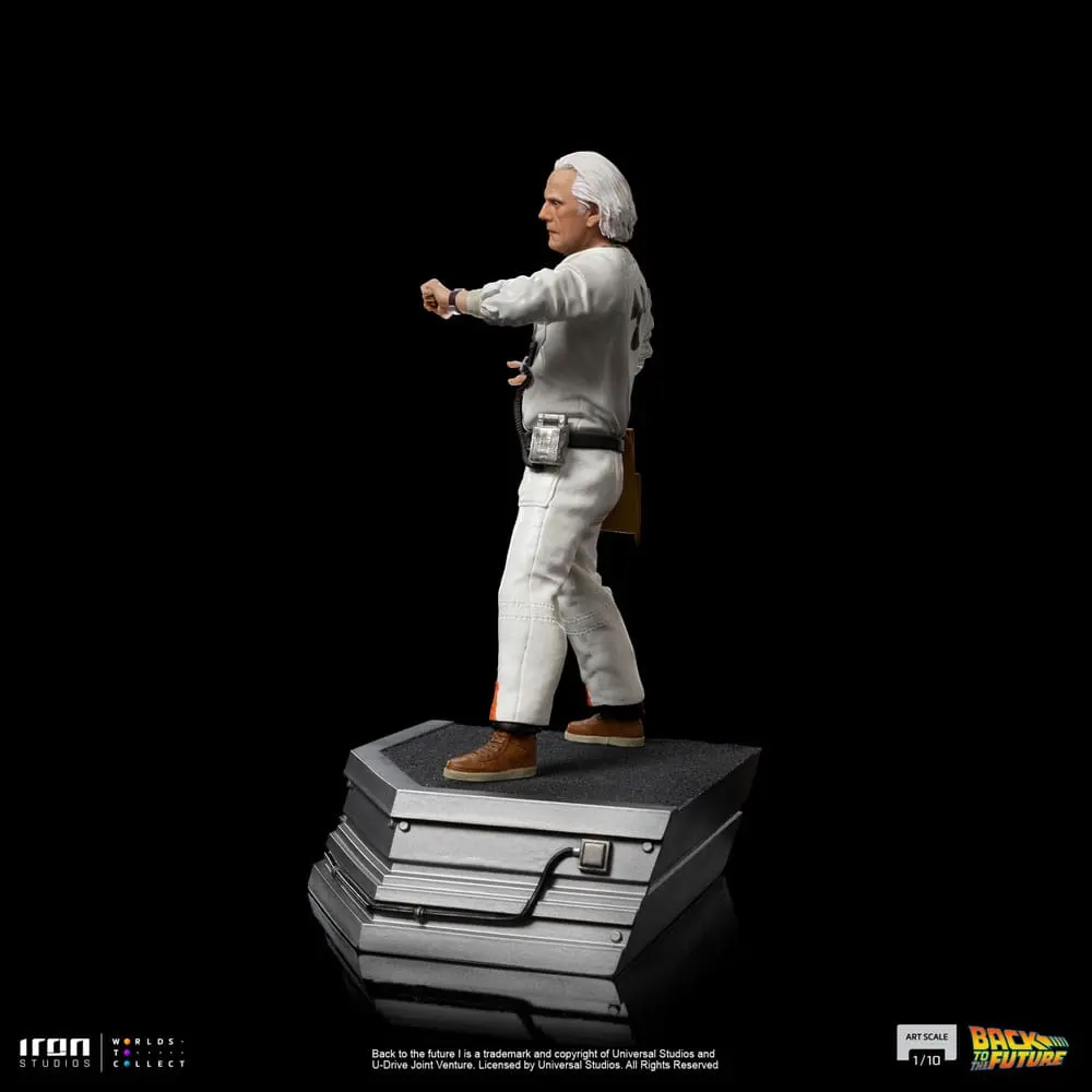 Back to the Future Art Scale 1/10 Doc Brown szobor figura 22 cm termékfotó