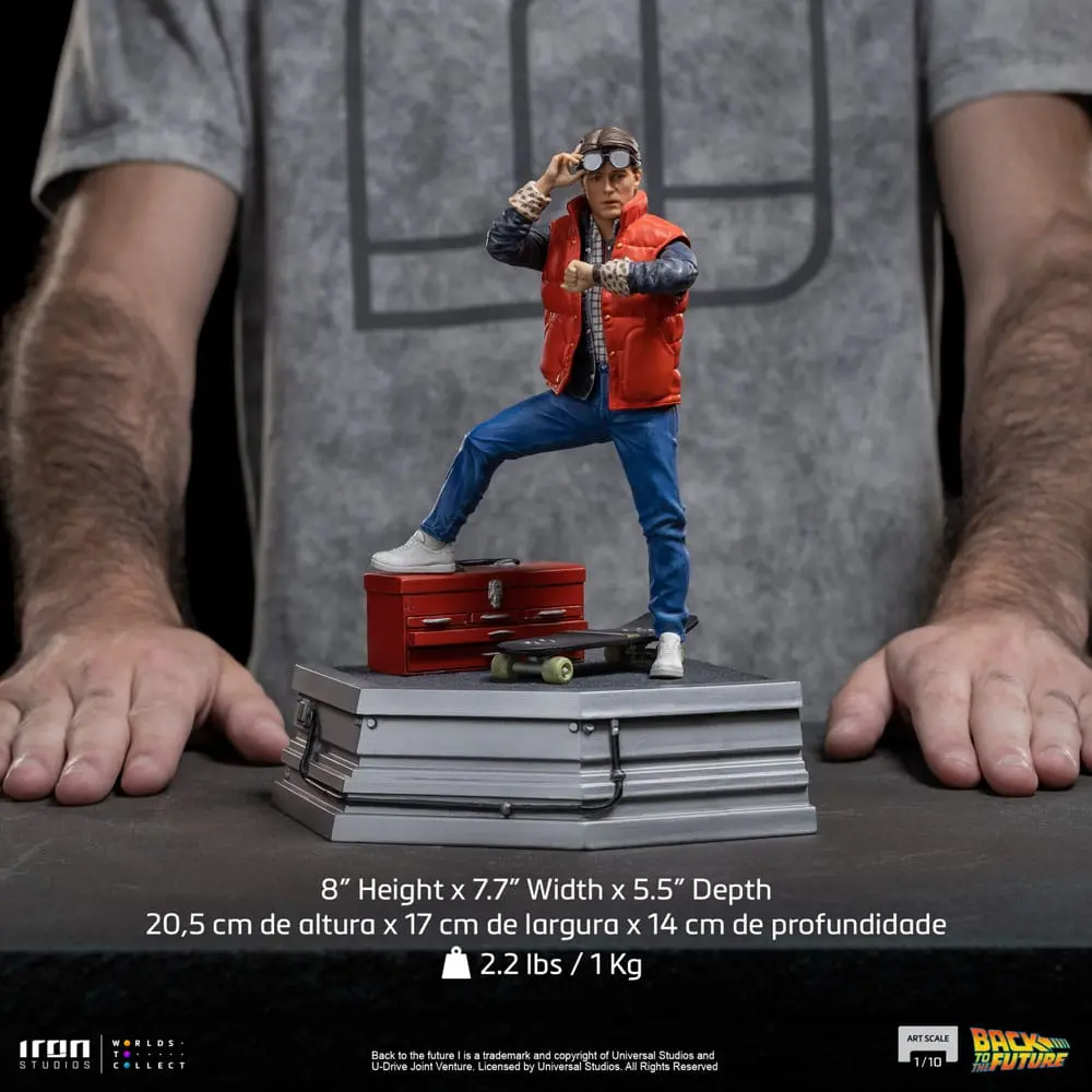 Back to the Future Art Scale 1/10 Marty McFly szobor figura 20 cm termékfotó