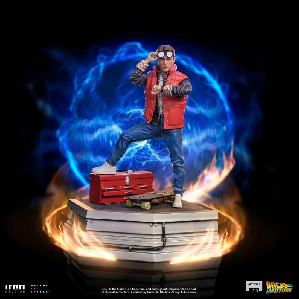 Back to the Future Art Scale 1/10 Marty McFly szobor figura 20 cm termékfotó