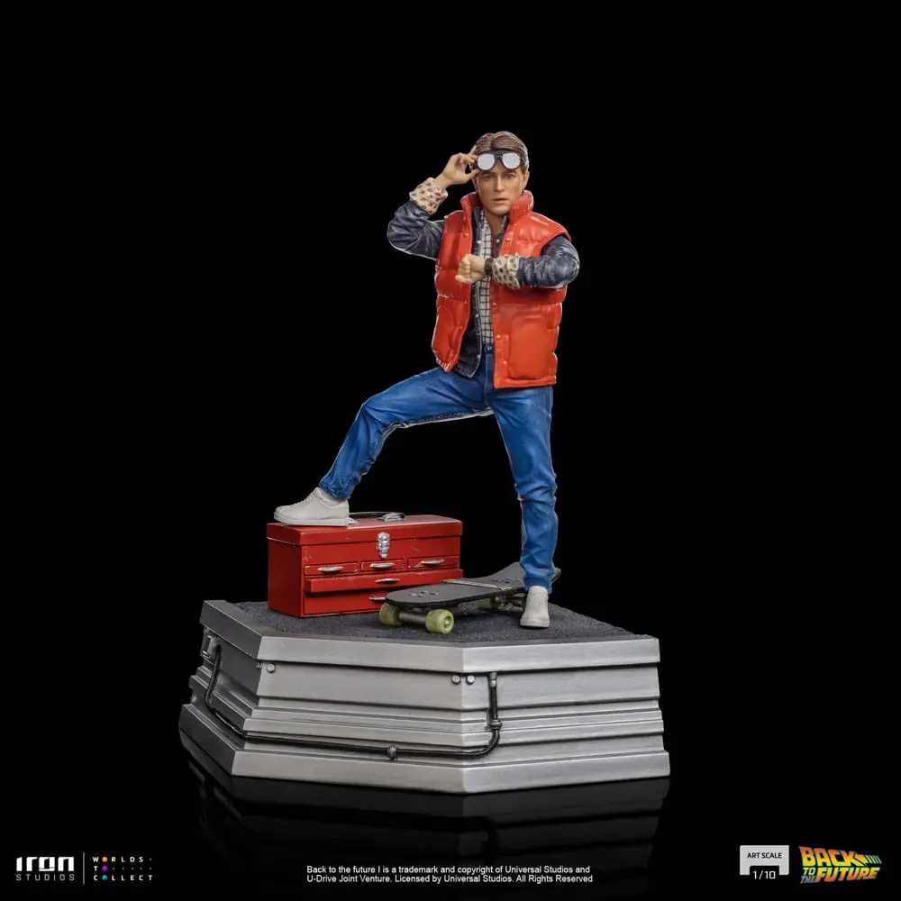 Back to the Future Art Scale 1/10 Marty McFly szobor figura 20 cm termékfotó