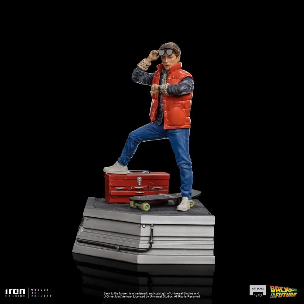 Back to the Future Art Scale 1/10 Marty McFly szobor figura 20 cm termékfotó