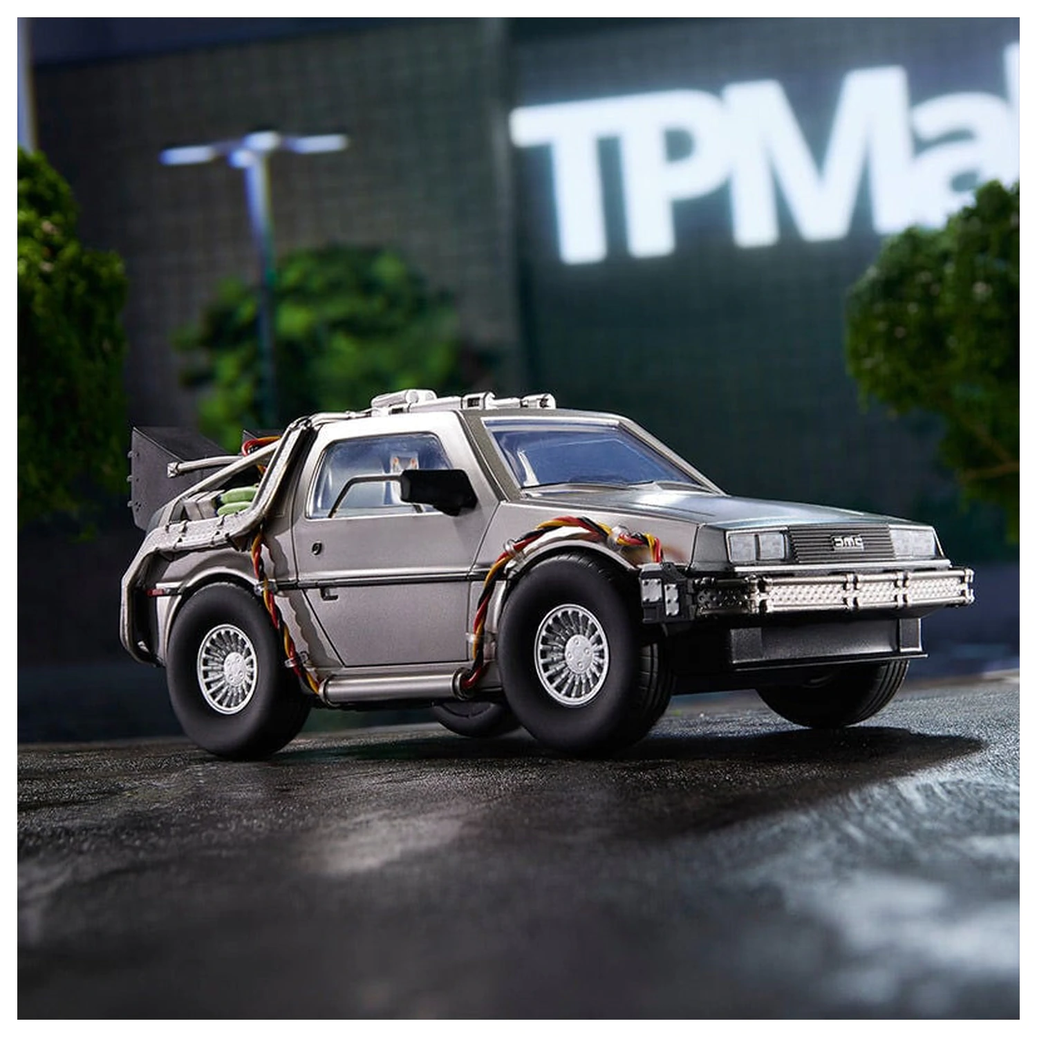 Back to the Future Delorean jármű figura termékfotó