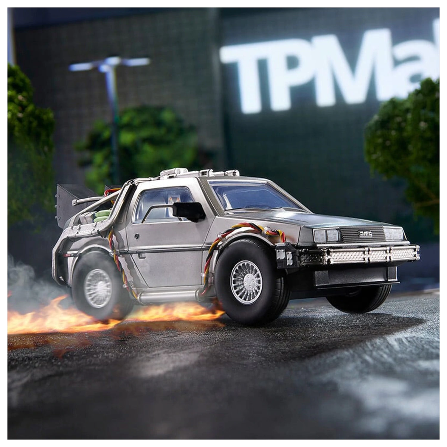 Back to the Future Delorean jármű figura termékfotó