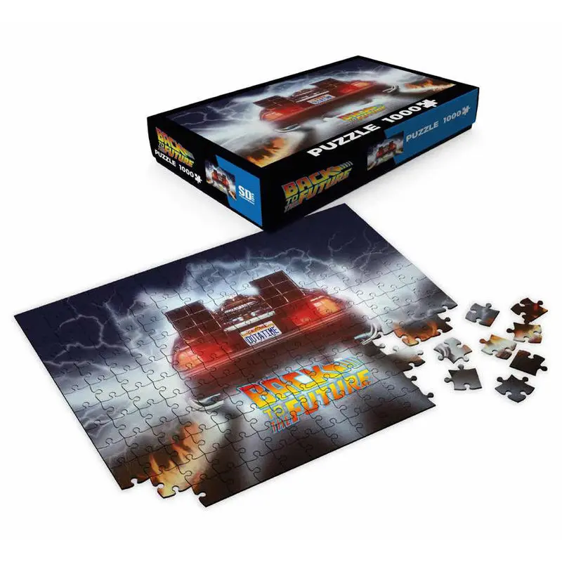 Back to the Future Delorean Out a Time puzzle 1000db-os termékfotó