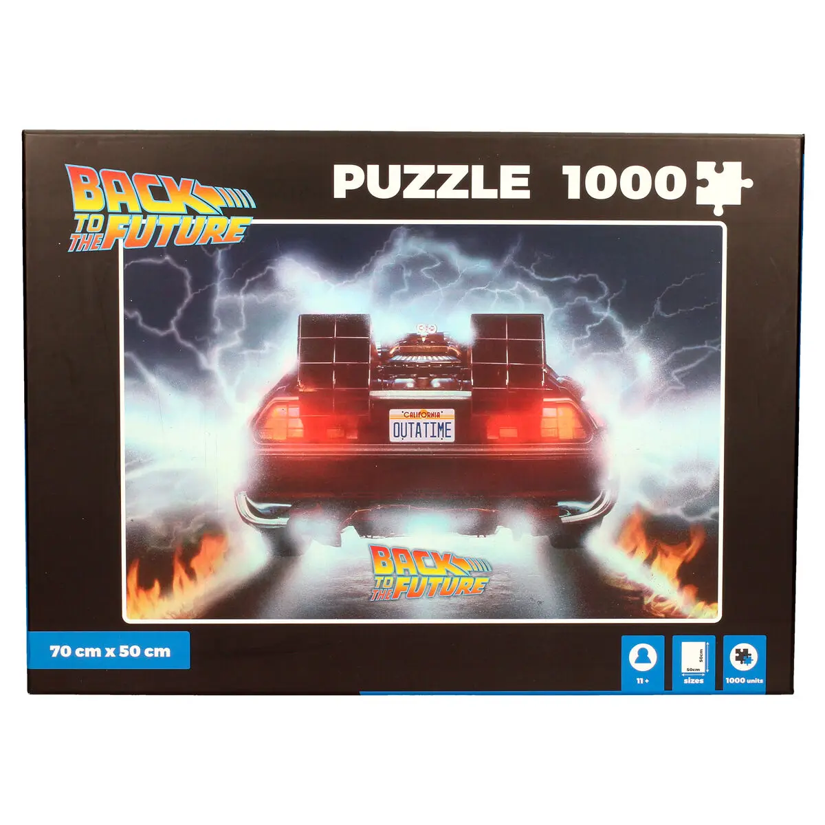 Back to the Future Delorean Out a Time puzzle 1000db-os termékfotó