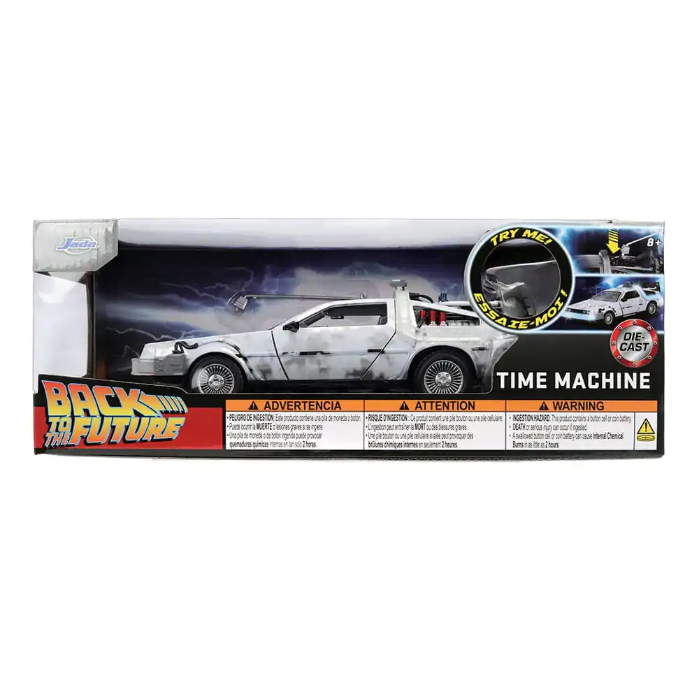 Back to the Future Diecast Model 1/24 Time Machine Frost termékfotó
