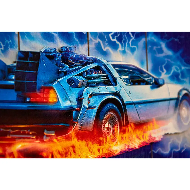 Back to the Future Faart 3D fa anyagú poszter festmény termékfotó