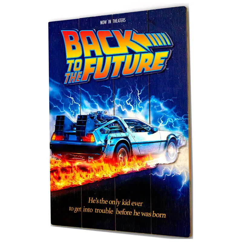 Back to the Future Faart 3D fa anyagú poszter festmény termékfotó
