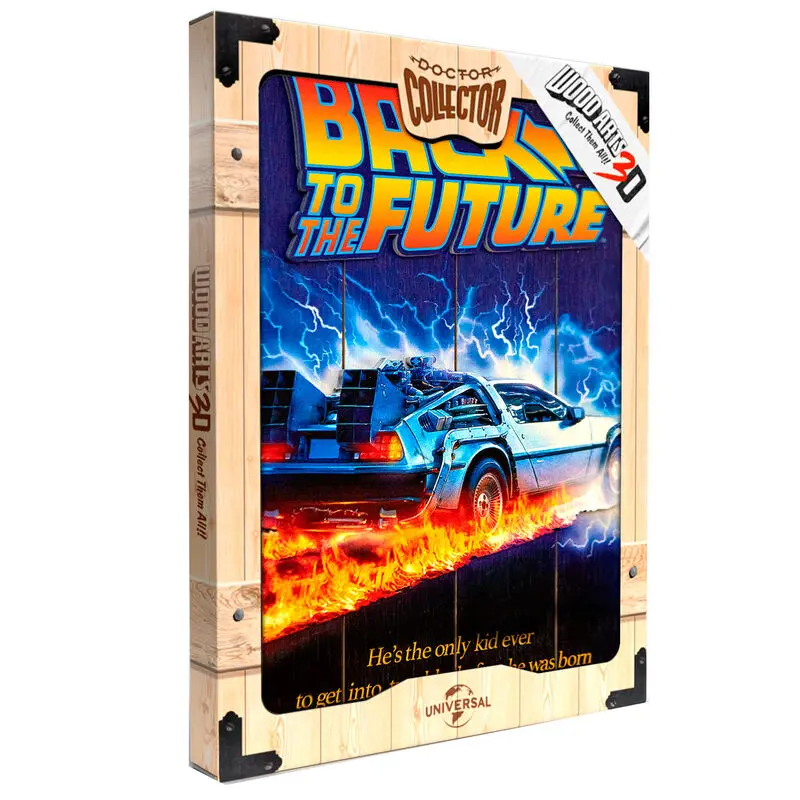 Back to the Future Faart 3D fa anyagú poszter festmény termékfotó