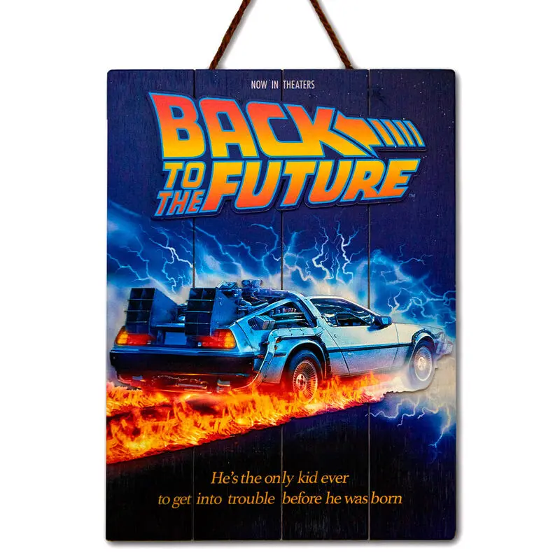 Back to the Future Faart 3D fa anyagú poszter festmény termékfotó