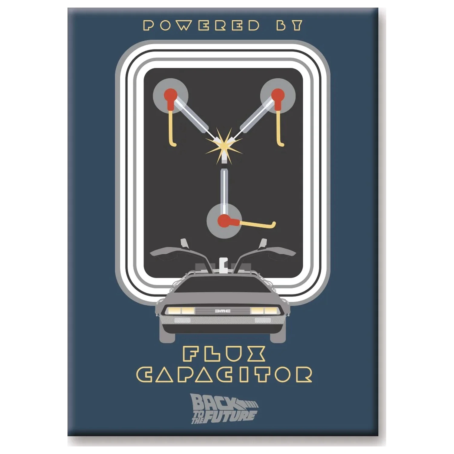 BACK TO THE FUTURE Flux Capacitor hűtőmágnes termékfotó
