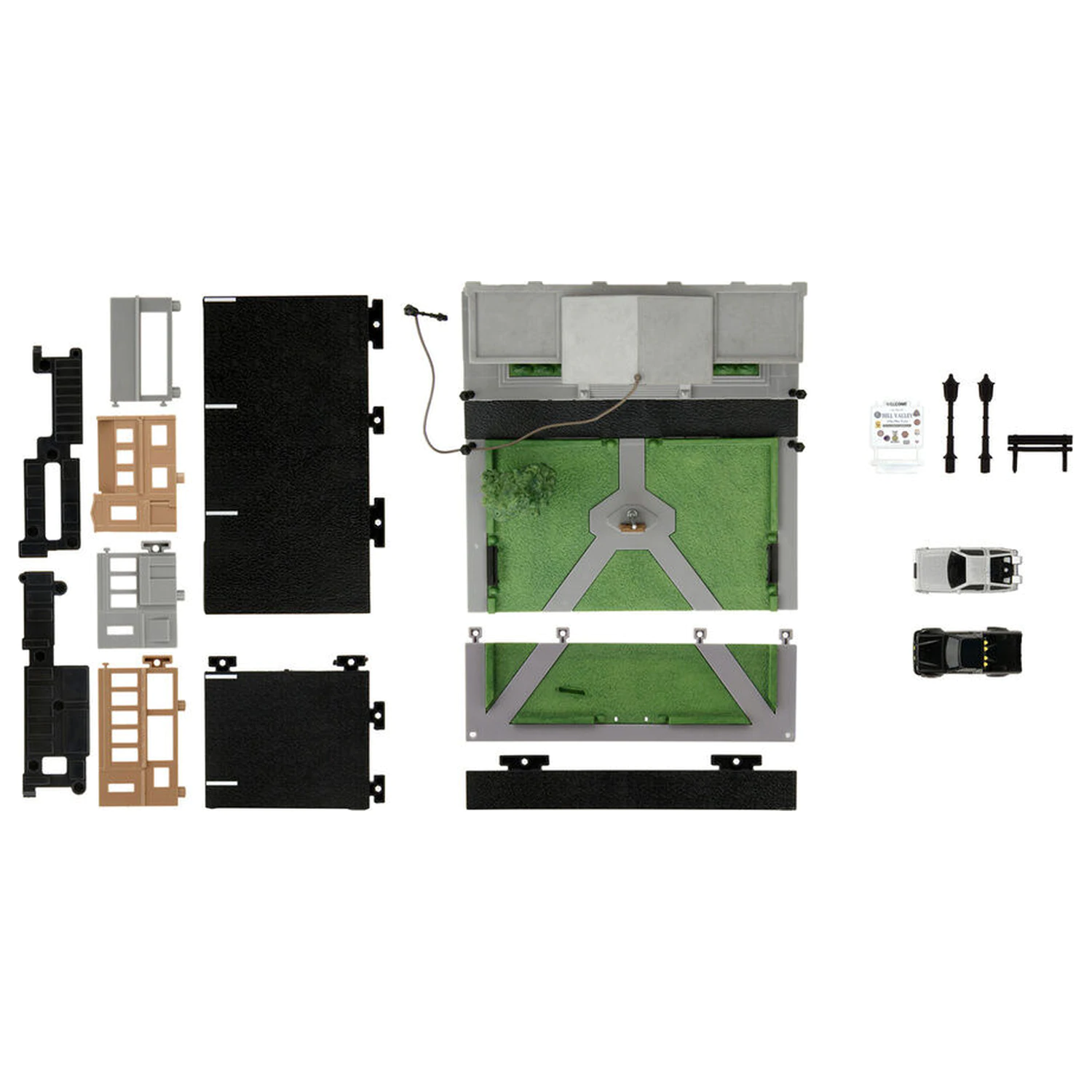 Back To The Future Hill Valley Court Square diorama replika termékfotó