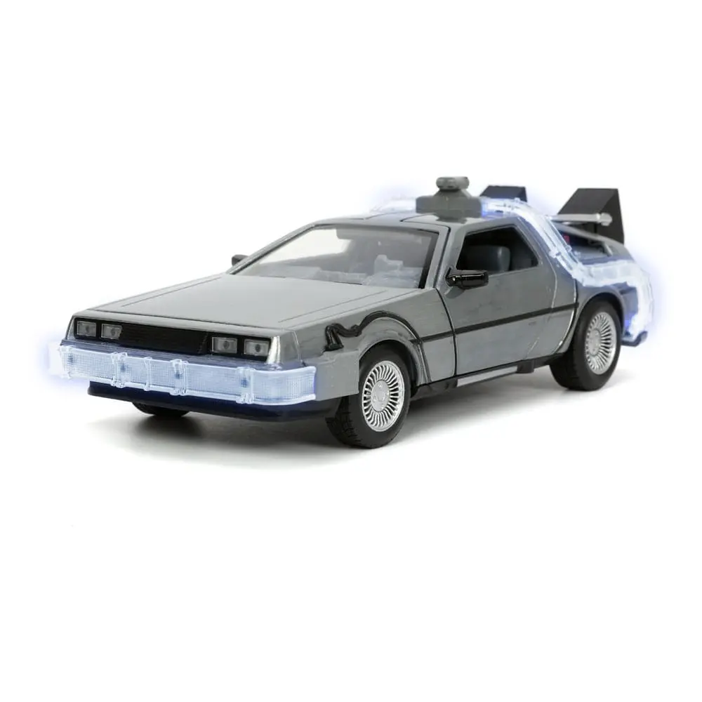 Back to the Future Hollywood Rides Diecast Model 1/24 Back to the Future 1 Time Machine termékfotó