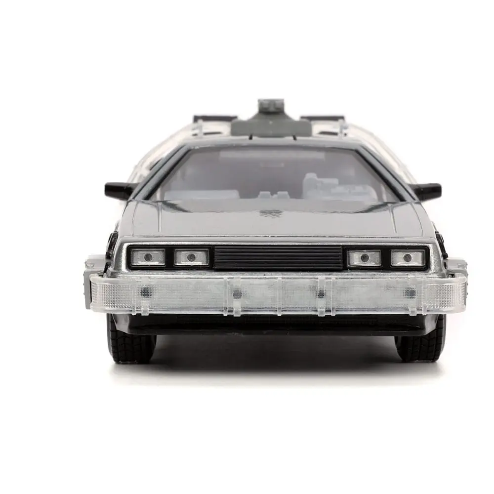 Back to the Future Hollywood Rides Diecast Model 1/24 Back to the Future 1 Time Machine termékfotó