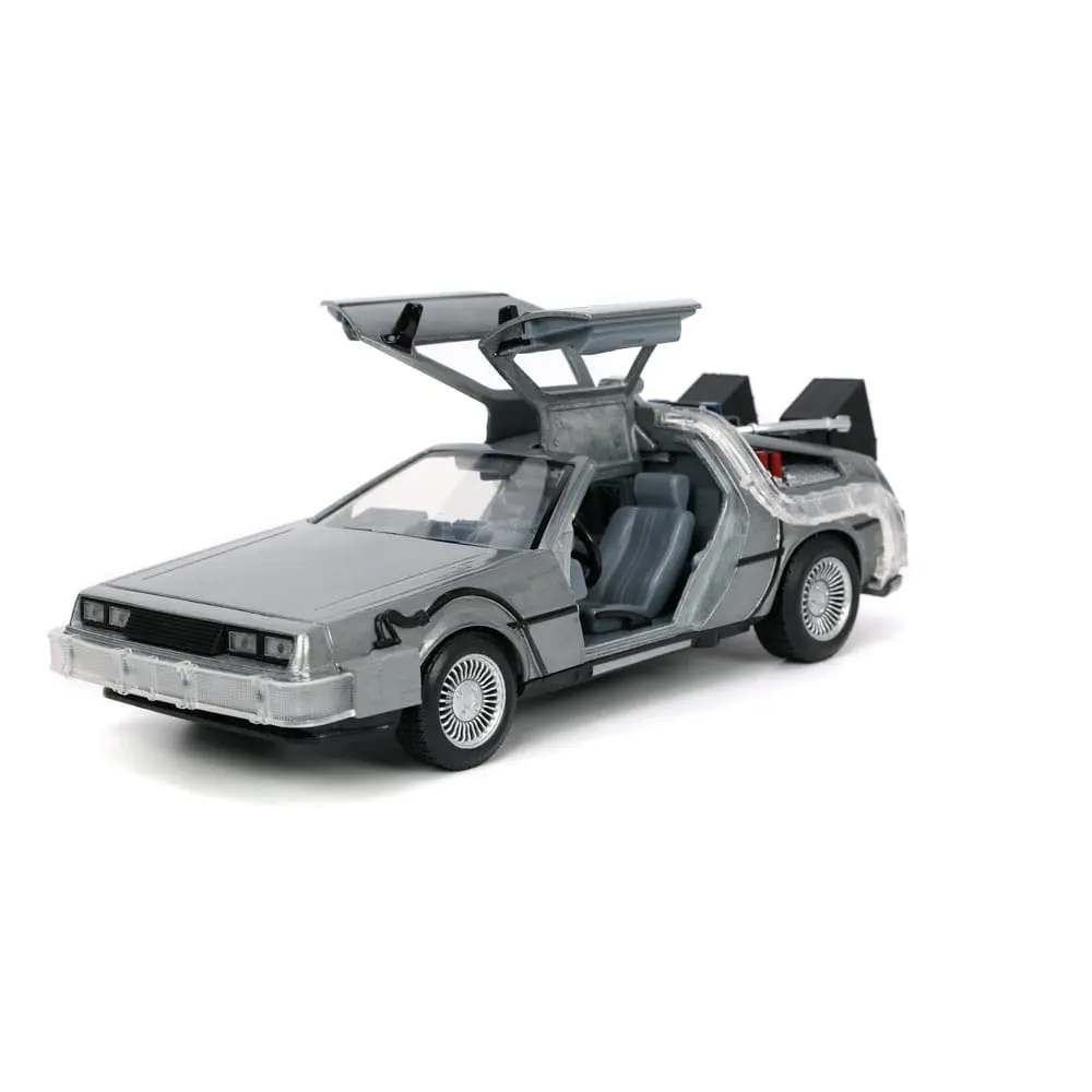 Back to the Future Hollywood Rides Diecast Model 1/24 Back to the Future 1 Time Machine termékfotó