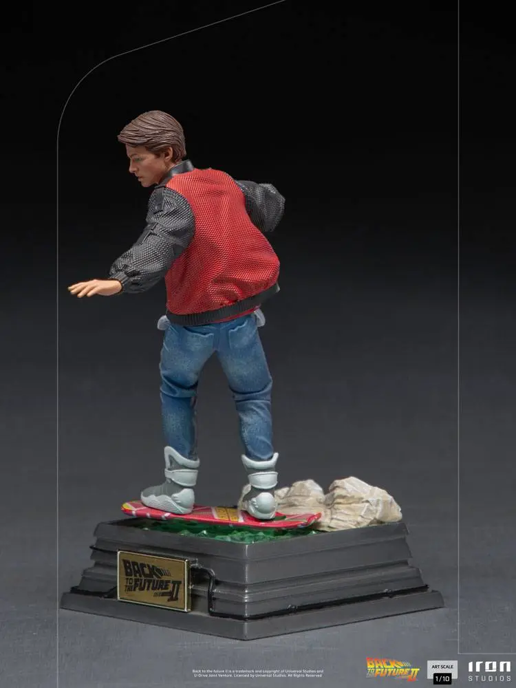 Back to the Future II Art Scale 1/10 Marty McFly on Hoverboard szobor figura 22 cm termékfotó