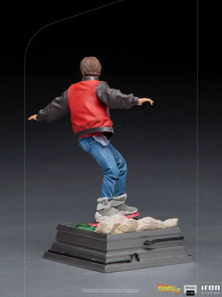 Back to the Future II Art Scale 1/10 Marty McFly on Hoverboard szobor figura 22 cm termékfotó