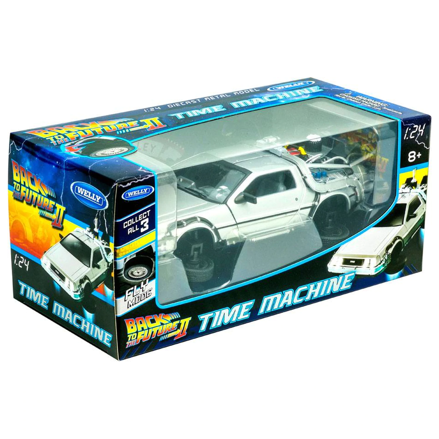 Back to the Future II Diecast Model 1/24 ´81 DeLorean LK Coupe Fly Wheel termékfotó