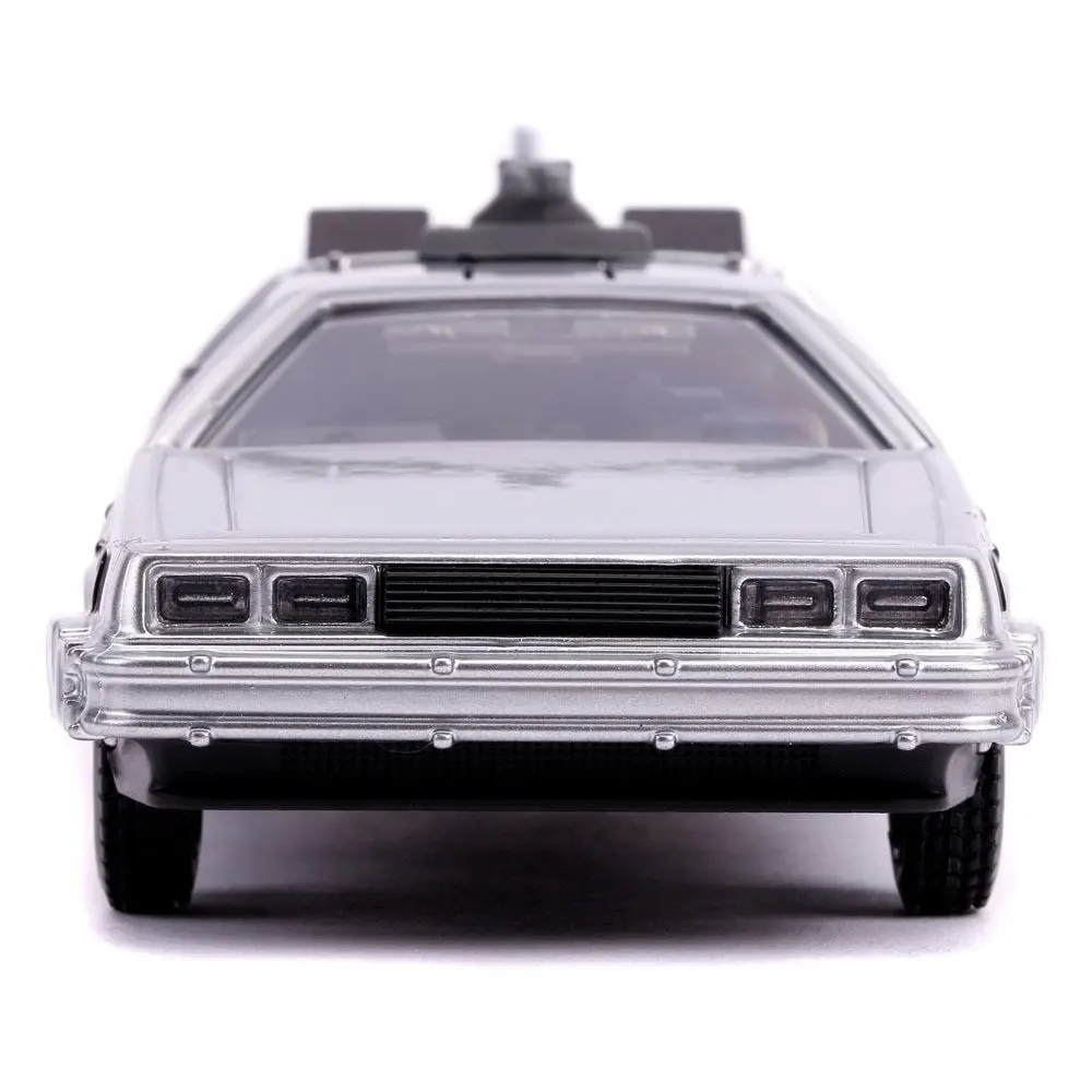 Back to the Future II Hollywood Rides Diecast Model 1/32 DeLorean Time Machine termékfotó