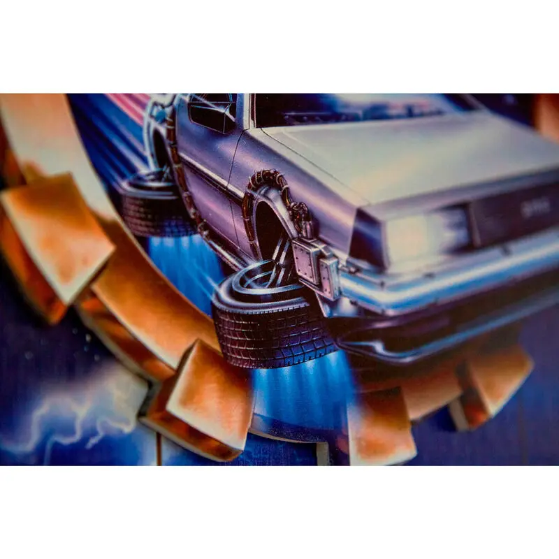 Back to the Future II Woodart 3D fa anyagú poszter festmény termékfotó