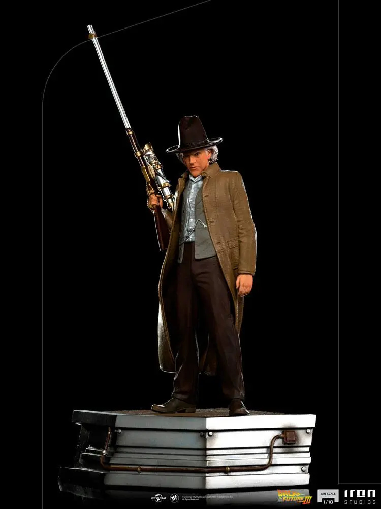 Back to the Future III Art Scale 1/10 Doc Brown szobor figura 32 cm termékfotó