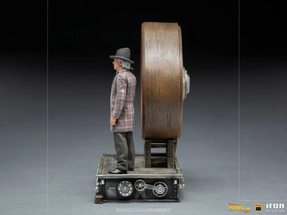 Back to the Future III Deluxe Art Scale 1/10 Marty and Doc at the Clock szobor figura 30 cm termékfotó