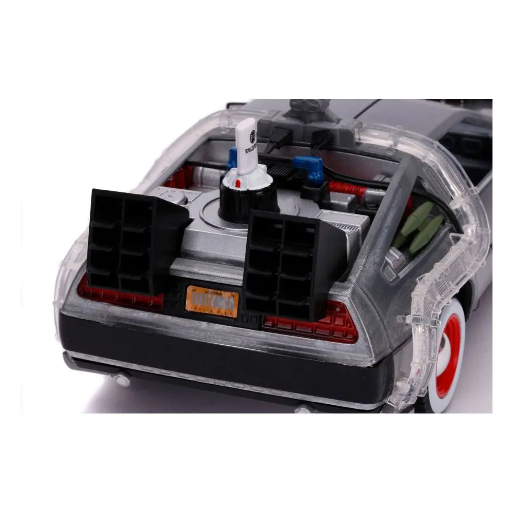 Back to the Future III Hollywood Rides Diecast Model 1/24 DeLorean Time Machine termékfotó