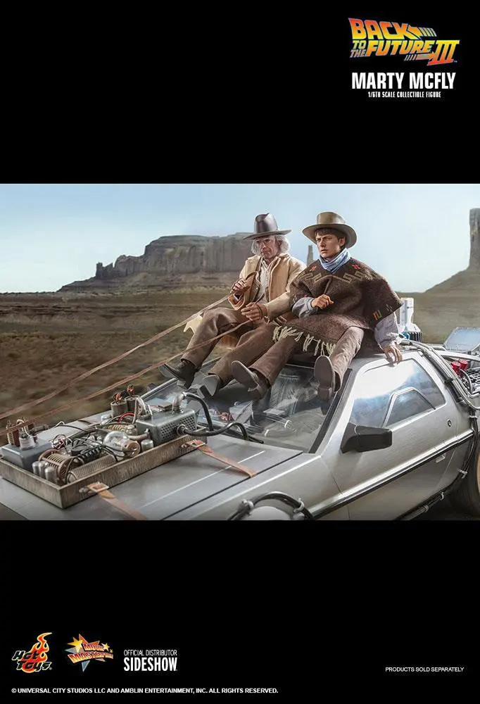 Back To The Future III Movie Masterpiece 1/6 Marty McFly akciófigura 28 cm termékfotó