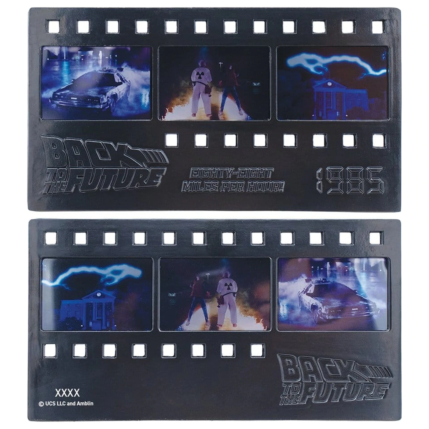 Back to the Future Ingot Metal Film Strip Collectible Limitált kiadás termékfotó