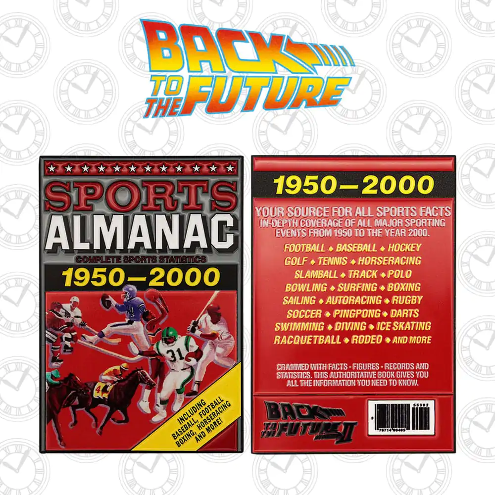 Back to the Future Ingot Sport Almanac Limitált kiadás termékfotó