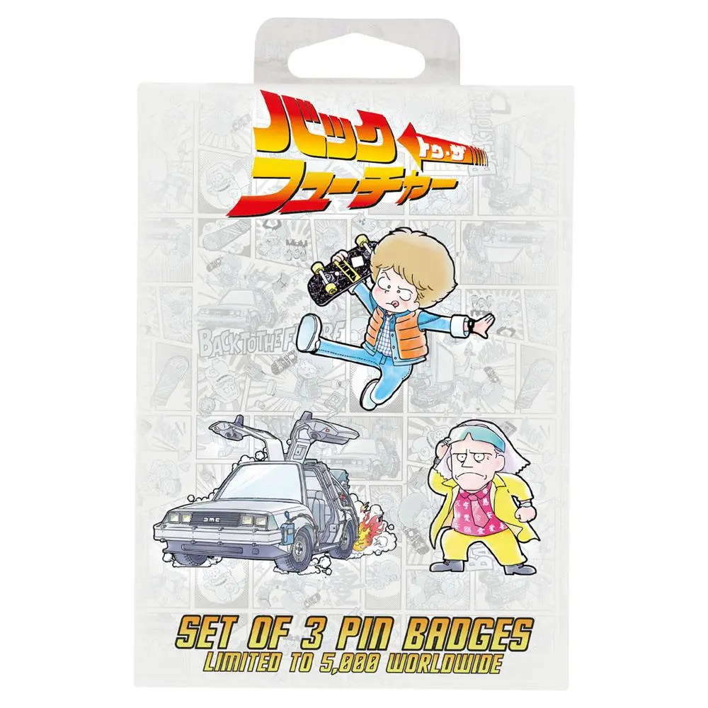 Back to the Future kitűző csomag Limited Japanese Edition termékfotó