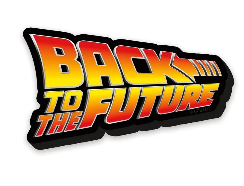 BACK TO THE FUTURE Logo Chunky Magnet termékfotó