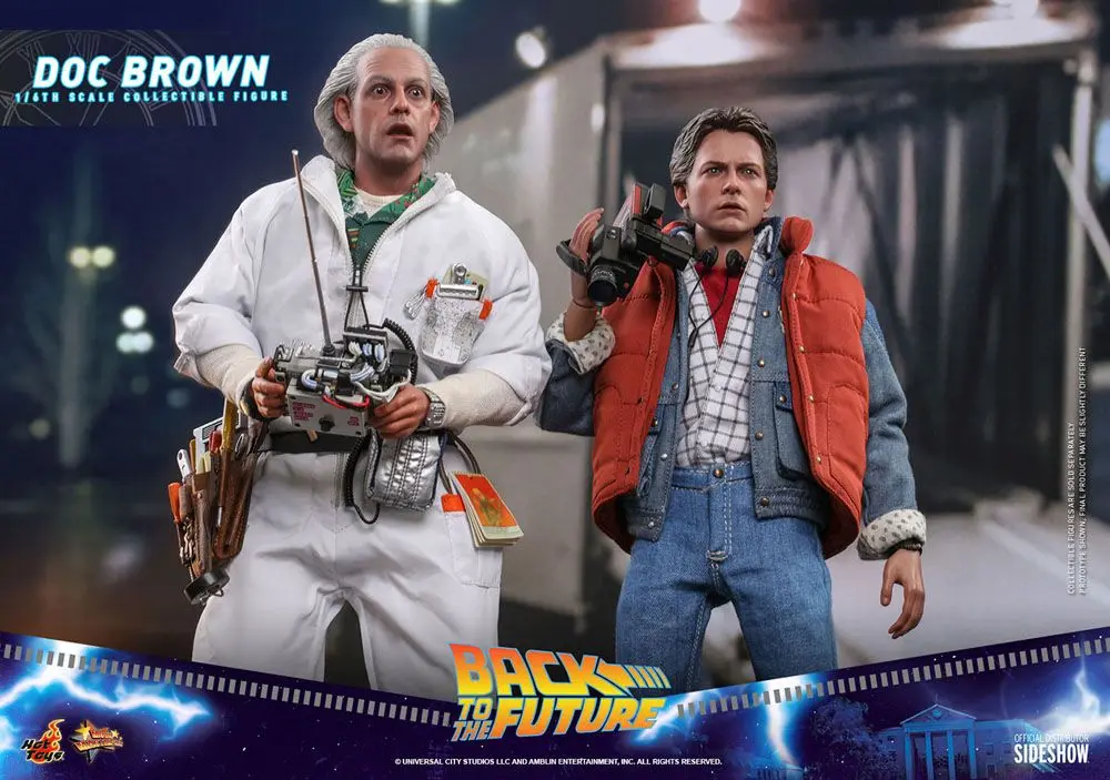 Back To The Future Movie Masterpiece 1/6 Doc Brown akciófigura 30 cm termékfotó
