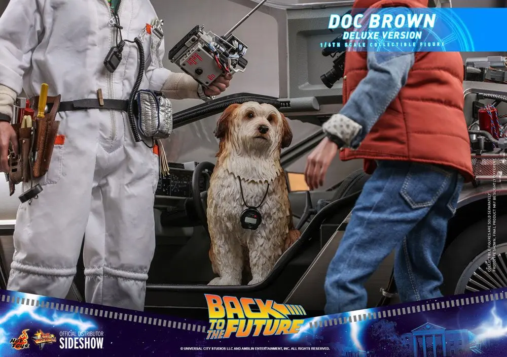 Back To The Future Movie Masterpiece 1/6 Doc Brown (Deluxe Version) akciófigura 30 cm termékfotó