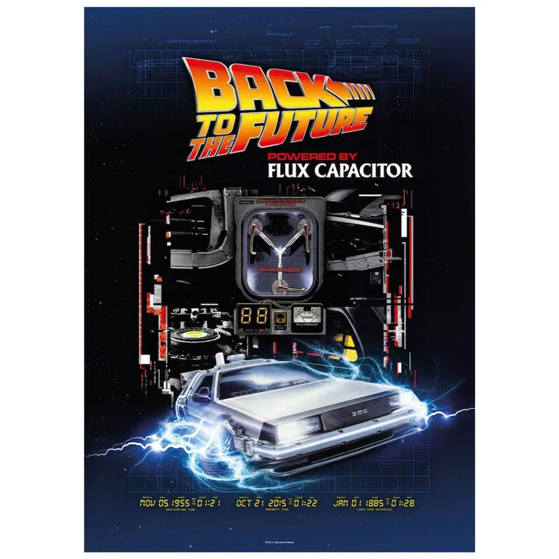 Back to the Future Puzzle Powered by Flux Capacitor termékfotó